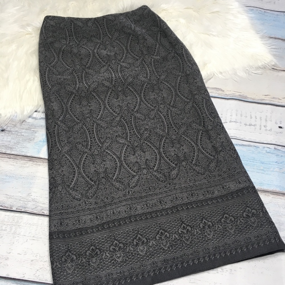 COPY - Pendleton gray long virgin wool skirt size…